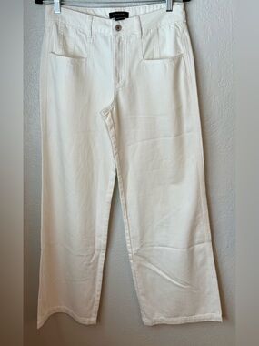 211 NWOT Sanctuary Cream Wide-Leg Jeans 27